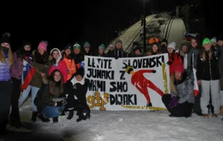 Naši navijači v Bischofshofnu
