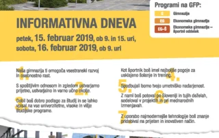 VABILO,  POSTANI NAŠ DIJAK ZA EN DAN