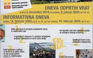 INFORMATIVNA DNEVA NA GIMNAZIJI FRANCETA PREŠERNA