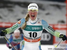 ANAMARIJA LAMPIČ Z IZJEMNIM ŠPRINTOM PREMAGALA VSO KONKURENCO