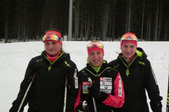 Tais Vozelj, skupna zmagovalka Alpskega pokala v biatlonu