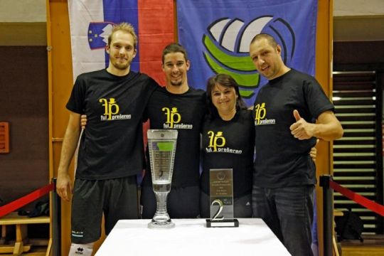 Pokal Slovenije v odbojki v rokah našega bivšega dijaka
